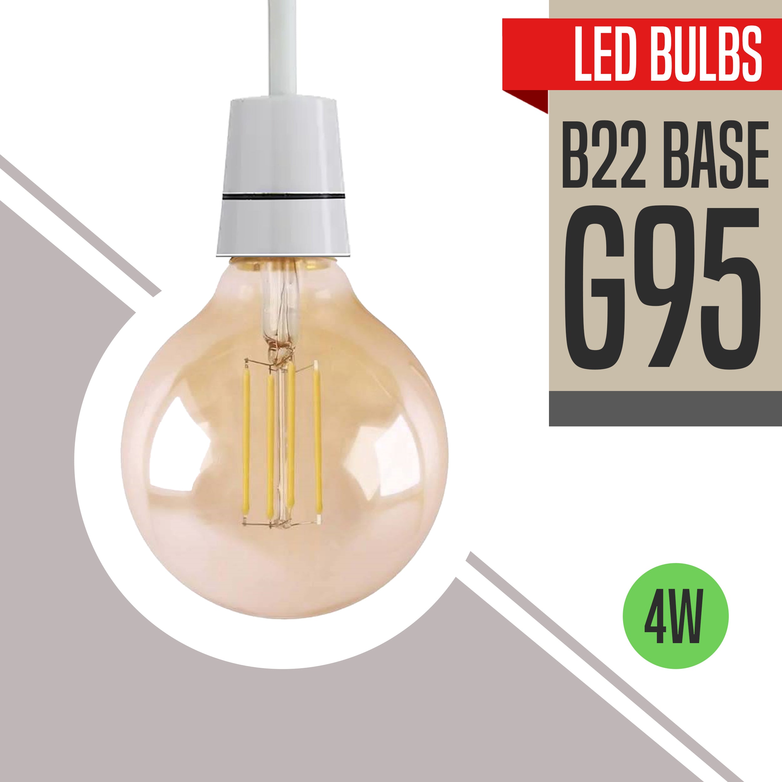LED B22 Base Vintage Edison Filament  Bulbs(Energy Saving)~4104