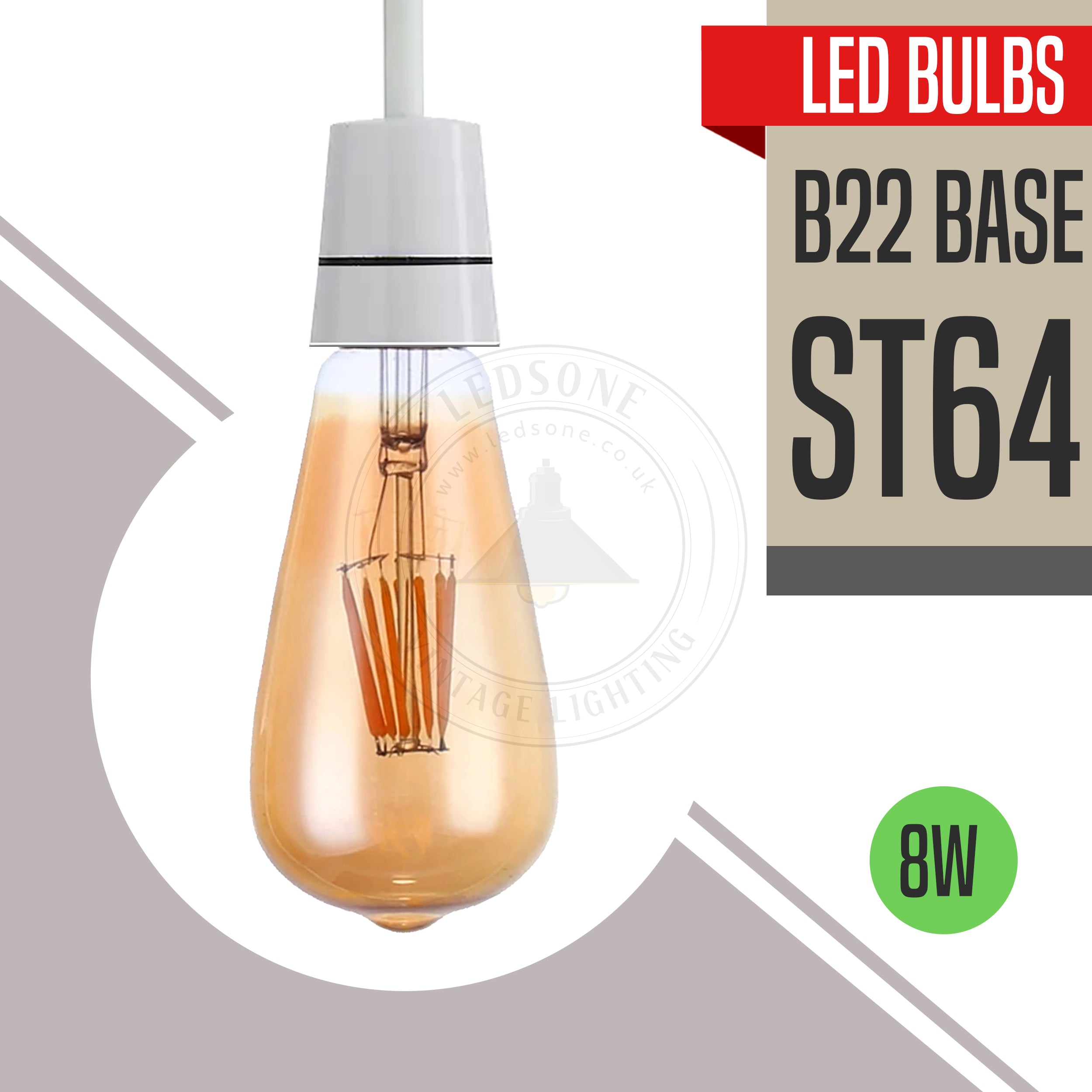 LED B22 Base Vintage Edison Filament  Bulbs(Energy Saving)~4104